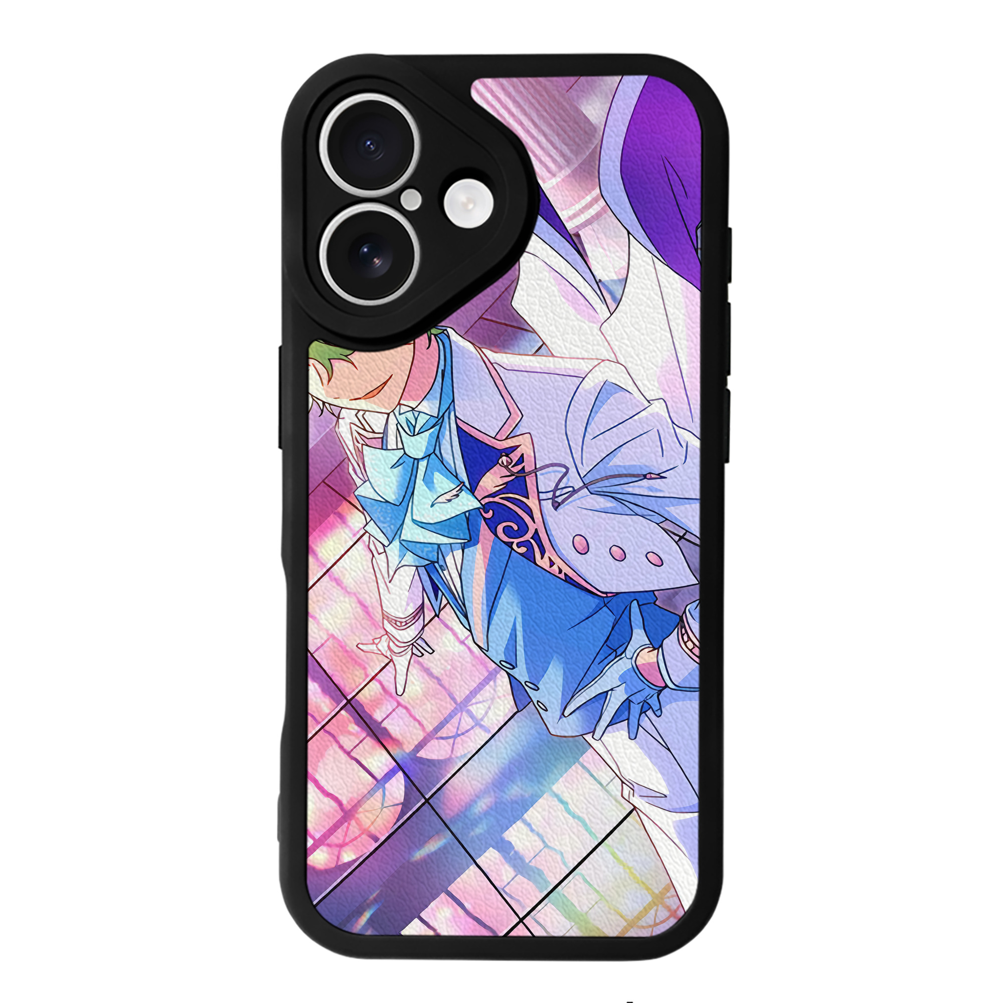 （画像用） あんさんぶるスターズ! Ensemble Stars 【iPhone 16シリーズ対応】シリコンスマホケース（レザー調） 材質：シリコン